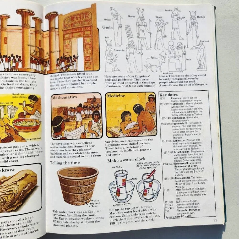 The Usborne Book of World History Hardcover Book Textbook Homeschooling Curricul
